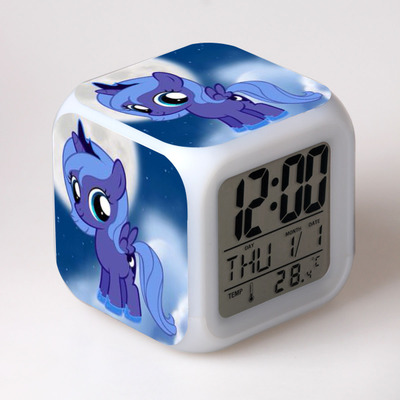 My Little Pony 7 Colors Change Digital Alarm LED Clock 3