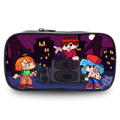 Friday Night Funkin Bags Pencil-Box for Kids School Supplies Stationery Storge supports customization - Image 4