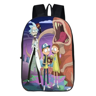 16″Rick and Morty Backpack School Bag - Image 20