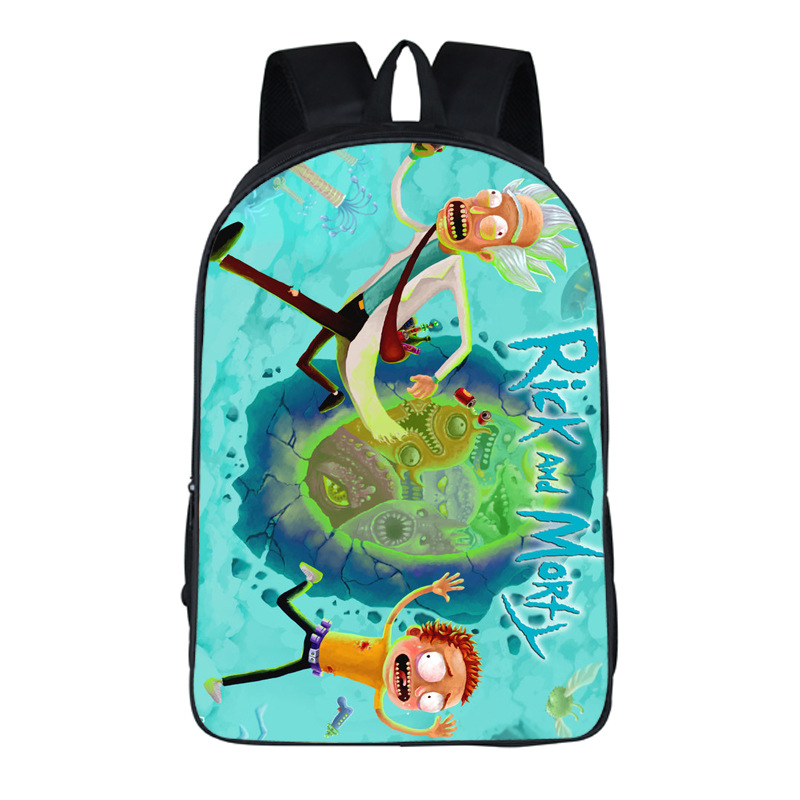 16″Rick and Morty Backpack School Bag - Image 14