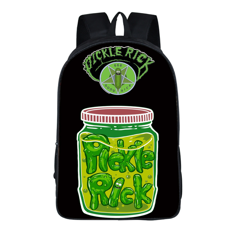 16″Rick and Morty Backpack School Bag - Image 5