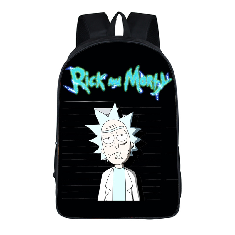 16″Rick and Morty Backpack School Bag - Image 7