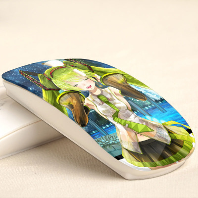 Hatsune Miku Comb 2.4G Slim Wireless Mouse with Nano Receiver