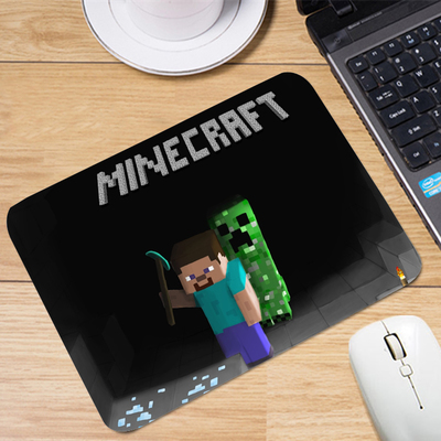 Minecraft Creeper Cartoon Mouse Pad
