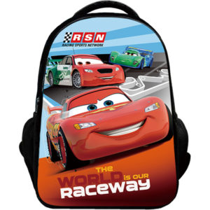 16Cars Backpack School Bag