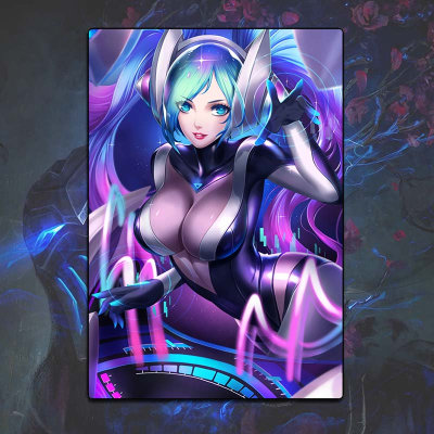 LOL Maven of the Strings Sona Cartoon Mouse Pad