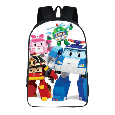 Traffic Safety with Poli Backpack School Bag