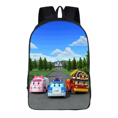 Traffic Safety with Poli Backpack School Bag