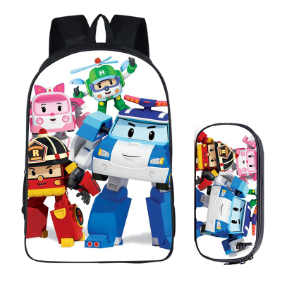 Traffic Safety with Poli Backpack School Bag