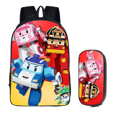 Traffic Safety with Poli Backpack School Bag