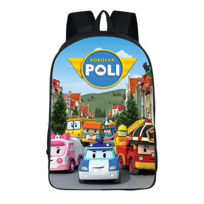 Traffic Safety with Poli Backpack School Bag