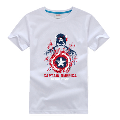 Captain America Short Sleeve T-Shirts for Children
