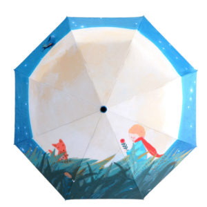 Le Petit Prince Foldable Umbrella Sunny and Rainy Sunscreen Anti-uv Umbrella
