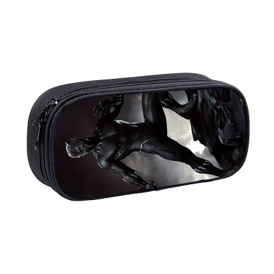 Black Panther Pen Case Student’s Large Capacity Pencil Bag