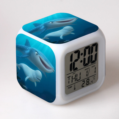 Finding Nemo 7 Colors Change Digital Alarm LED Clock
