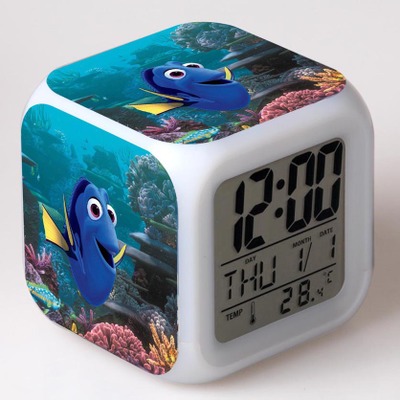 Finding Nemo 7 Colors Change Digital Alarm LED Clock