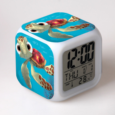 Finding Nemo 7 Colors Change Digital Alarm LED Clock