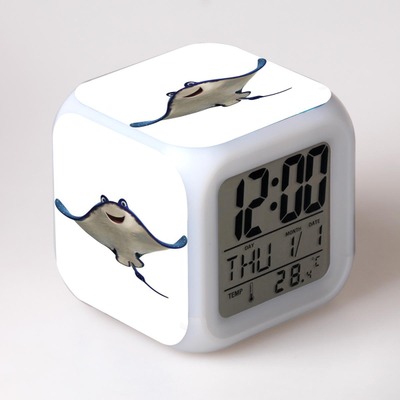 Finding Nemo 7 Colors Change Digital Alarm LED Clock