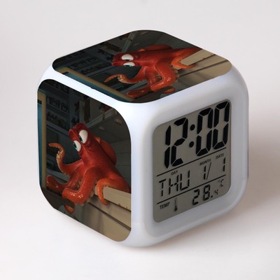 Finding Nemo 7 Colors Change Digital Alarm LED Clock