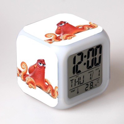 Finding Nemo 7 Colors Change Digital Alarm LED Clock