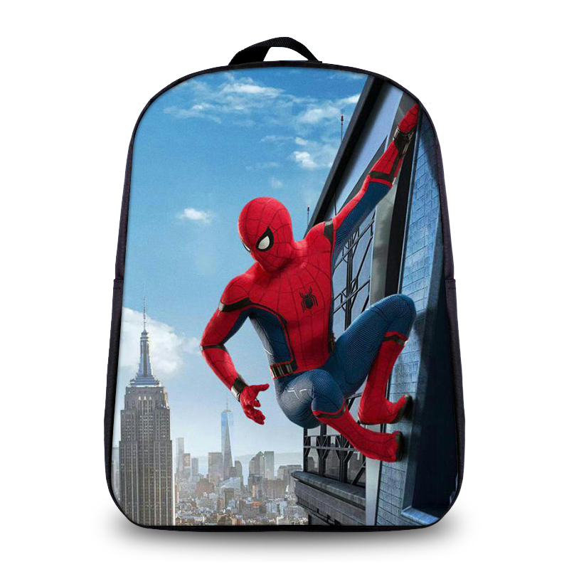 12″Spider-Man: Homecoming Backpack School Bag for kids | giftcartoon