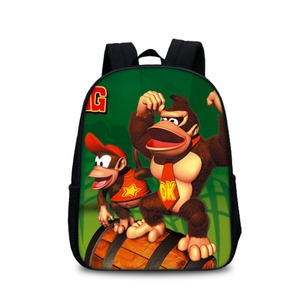 12″Donkey Kong Backpack School Bag
