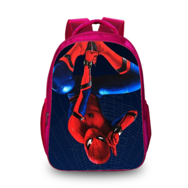 16‘’Spider-Man Homecoming Backpack School Bag Red