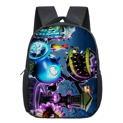 12 Inch Plants vs. Zombies PVZ Children's Backpack Kids School Cute Daily Bag Kindergarten Bags Girls Boys Waterproof Ruckpack - Image 4