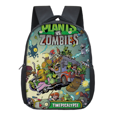 12 Inch Plants vs. Zombies PVZ Children's Backpack Kids School Cute Daily Bag Kindergarten Bags Girls Boys Waterproof Ruckpack - Image 8