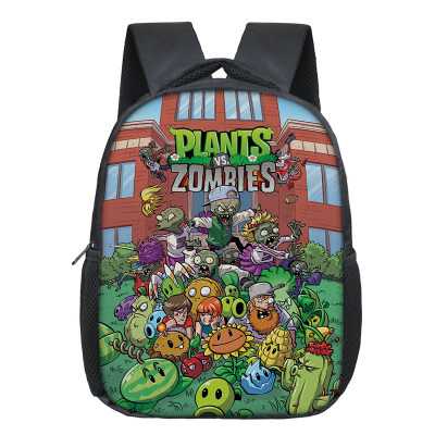 12 Inch Plants vs. Zombies PVZ Children's Backpack Kids School Cute Daily Bag Kindergarten Bags Girls Boys Waterproof Ruckpack - Image 11