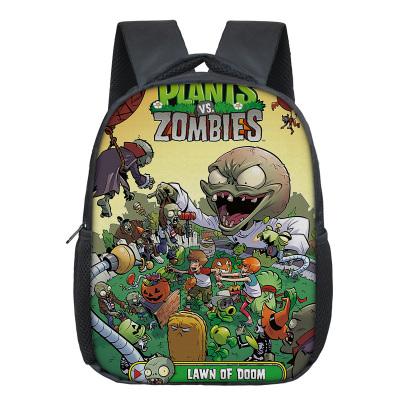 12 Inch Plants vs. Zombies PVZ Children's Backpack Kids School Cute Daily Bag Kindergarten Bags Girls Boys Waterproof Ruckpack - Image 12