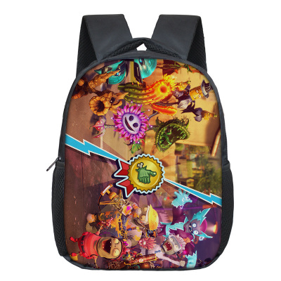 12 Inch Plants vs. Zombies PVZ Children's Backpack Kids School Cute Daily Bag Kindergarten Bags Girls Boys Waterproof Ruckpack - Image 14