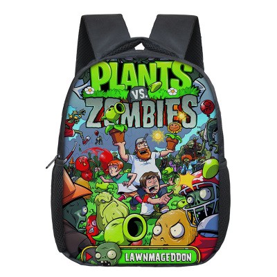 12 Inch Plants vs. Zombies PVZ Children's Backpack Kids School Cute Daily Bag Kindergarten Bags Girls Boys Waterproof Ruckpack - Image 13