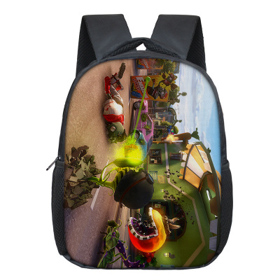 12 Inch Plants vs. Zombies PVZ Children's Backpack Kids School Cute Daily Bag Kindergarten Bags Girls Boys Waterproof Ruckpack - Image 16