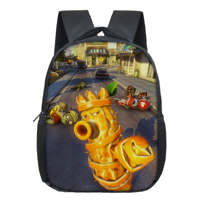 12 Inch Plants vs. Zombies PVZ Children's Backpack Kids School Cute Daily Bag Kindergarten Bags Girls Boys Waterproof Ruckpack - Image 17