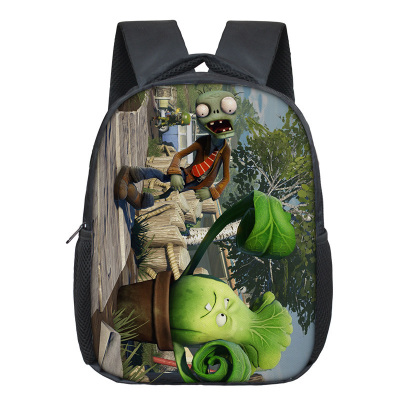 12 Inch Plants vs. Zombies PVZ Children's Backpack Kids School Cute Daily Bag Kindergarten Bags Girls Boys Waterproof Ruckpack - Image 18