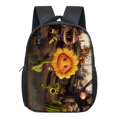 12 Inch Plants vs. Zombies PVZ Children's Backpack Kids School Cute Daily Bag Kindergarten Bags Girls Boys Waterproof Ruckpack - Image 19