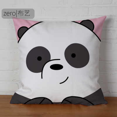 We Bare Bears Premium Hollow cotton Pillow - Image 14