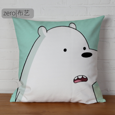 We Bare Bears Premium Hollow cotton Pillow - Image 16