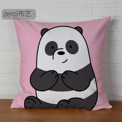 We Bare Bears Premium Hollow cotton Pillow - Image 17