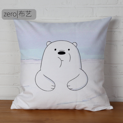 We Bare Bears Premium Hollow cotton Pillow - Image 6