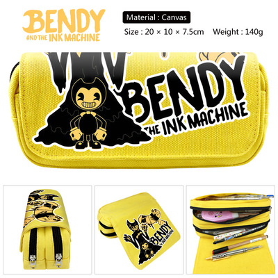 Bendy and the Ink Machine Pen Case Student's Large Capacity Pencil Bag - Image 5