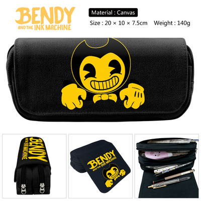 Bendy and the Ink Machine Pen Case Student's Large Capacity Pencil Bag - Image 3