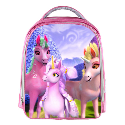 Mia And Me Backpack School Bag Pink