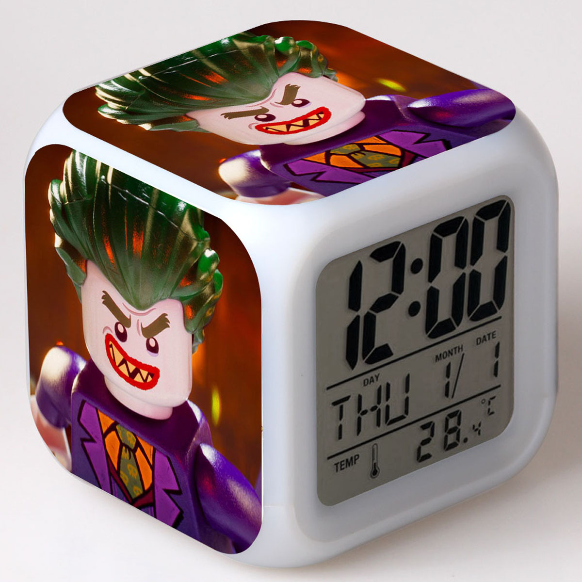LEGO Batman 7 Colors Change Digital Alarm LED Clock - Image 18