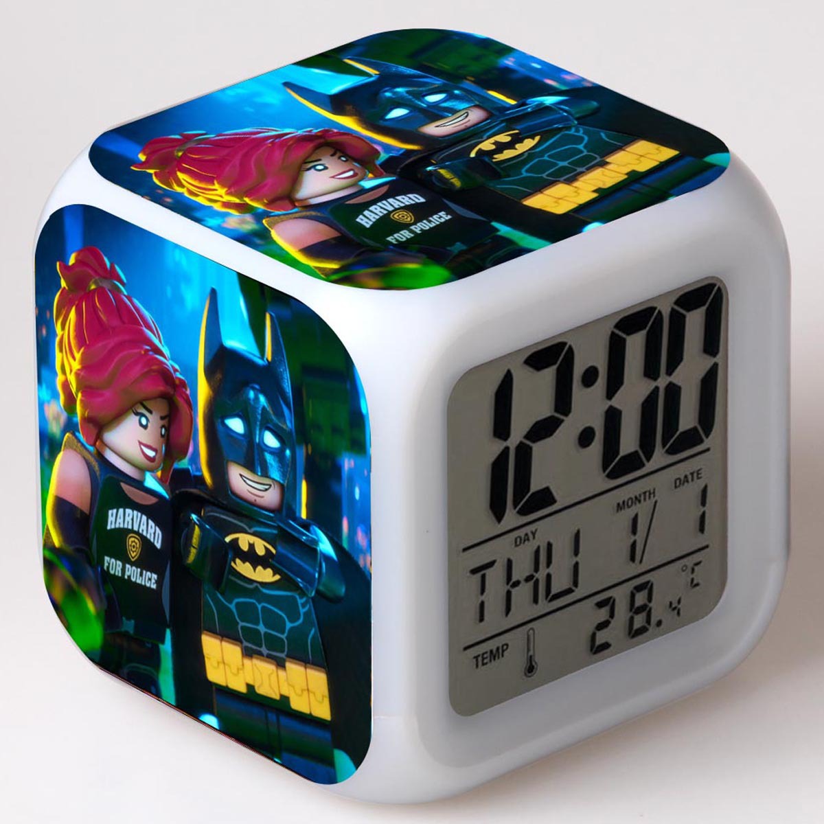 LEGO Batman 7 Colors Change Digital Alarm LED Clock - Image 12