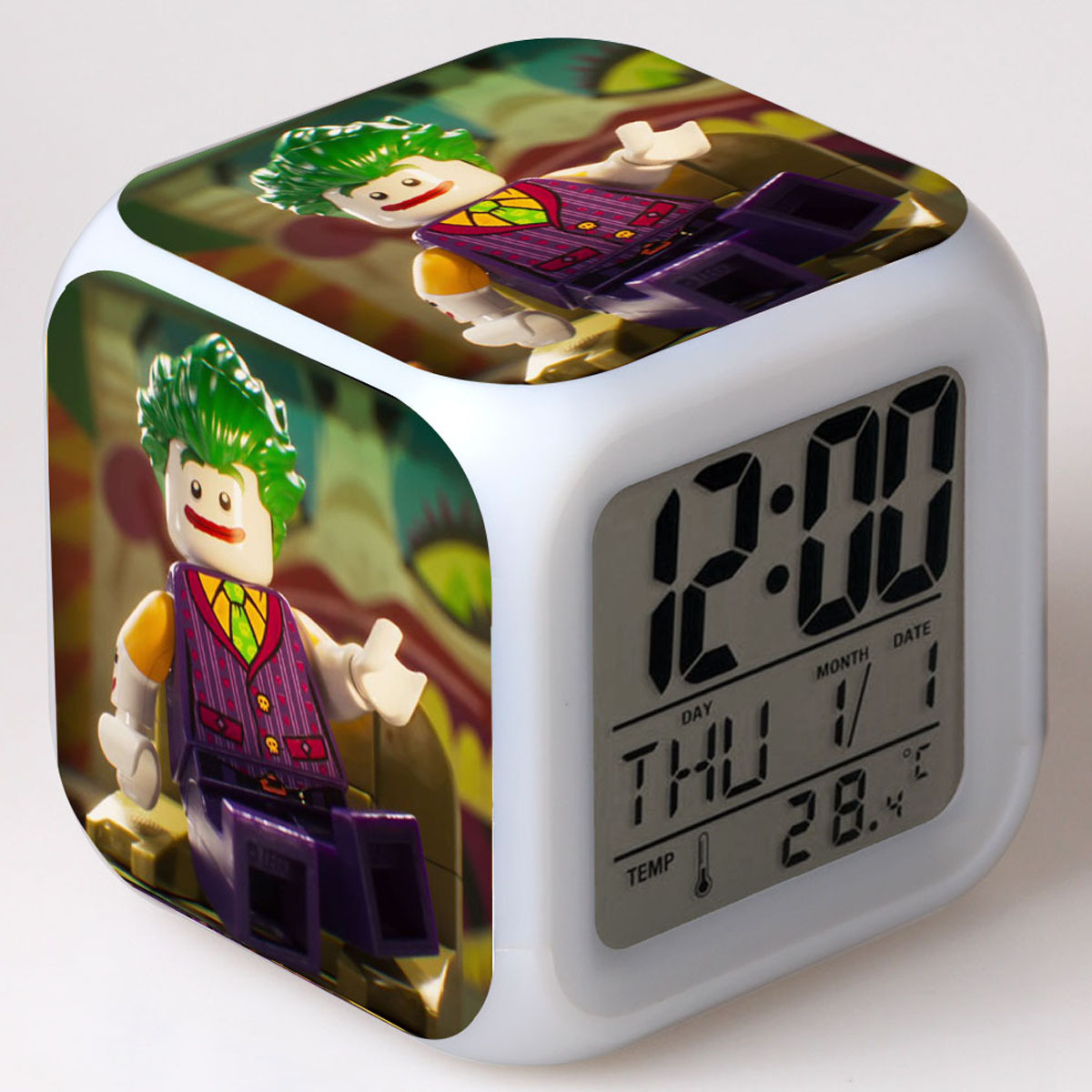 LEGO Batman 7 Colors Change Digital Alarm LED Clock - Image 15