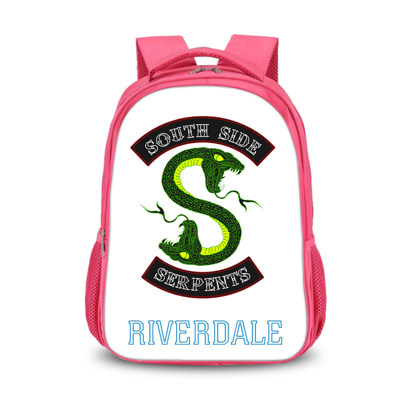 Riverdale double-layer backpack personalized school bag Pink