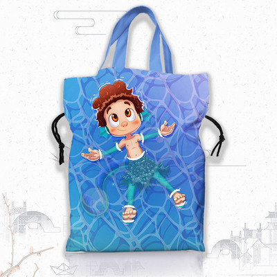 Luca Nylon commuter bag shoulder bag shopping bag drawstring bag jelly bag - Image 15