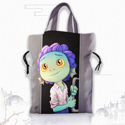 Luca Nylon commuter bag shoulder bag shopping bag drawstring bag jelly bag - Image 20